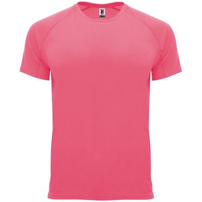 Camiseta técnica manga corta cuello redondo Rosa Lady Fluor M