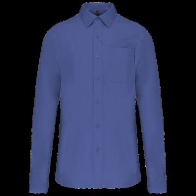 Camisa popelina manga larga hombre Cobalt Blue M