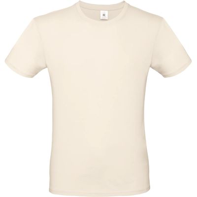 Camiseta hombre 100% algodón preencogido Natural M