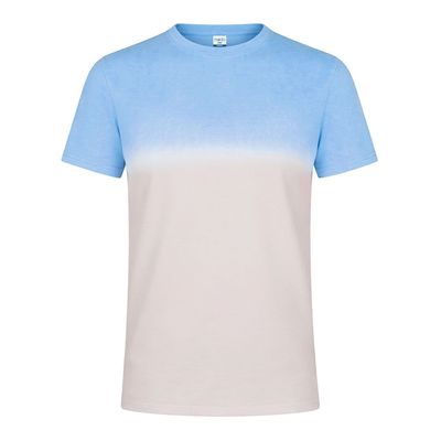 Camiseta Bicolor Unisex Azulp S