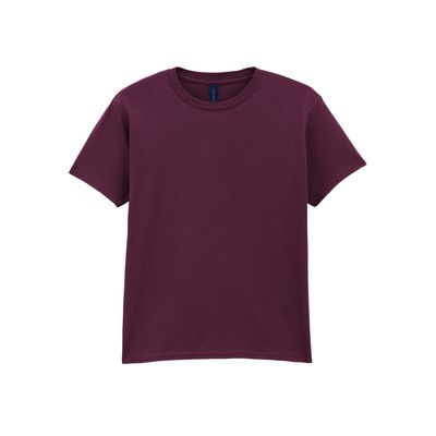 Camiseta niños algodón Maroon L
