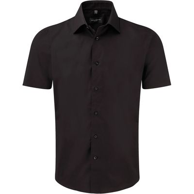 Camisa entallada hombre Black S