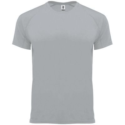 Camiseta técnica manga corta cuello redondo Gris Xl