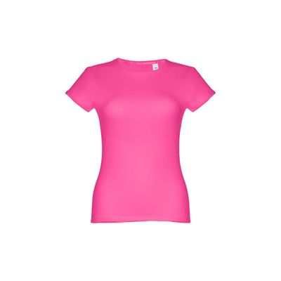 Camiseta Entallada Algodón Mujer Rosa L