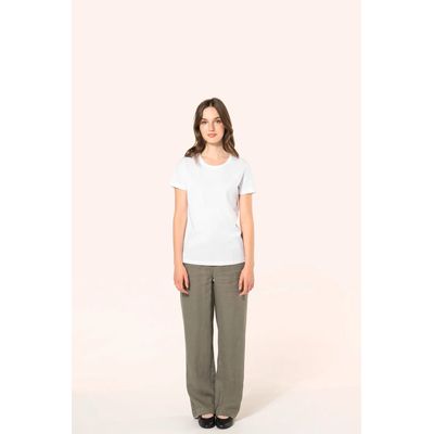 Camiseta de algodón de calidad para mujer