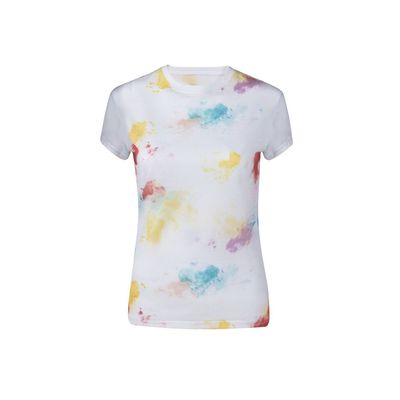 Camiseta Mujer Poliester Cuello Redondo Estampada S