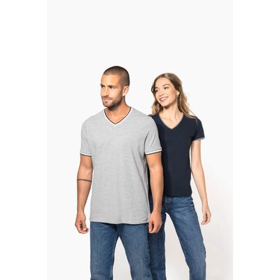 Camiseta de punto piqué mujer
