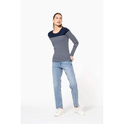 Camiseta a rayas de manga larga