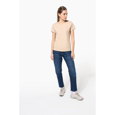 Camiseta manga corta mujer algodón