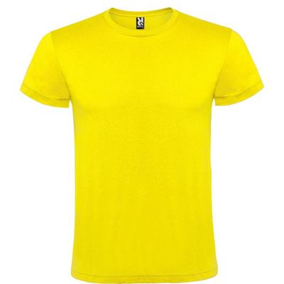 Camiseta Manga Corta Tubular Amarillo 3Xl