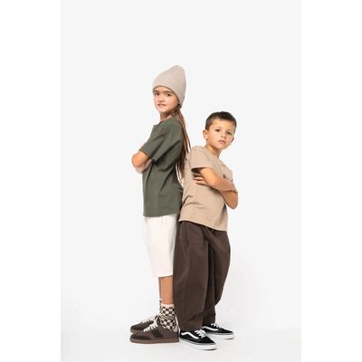 Camiseta infantil de algodón orgánico