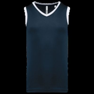 Camiseta de baloncesto para hombre Navy / White Xl