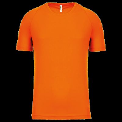 Camiseta de deporte hombre poliéster Fluorescent Orange Xs