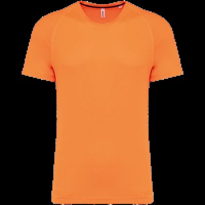 Camiseta deporte reciclada para hombre Fluorescent Orange Xs