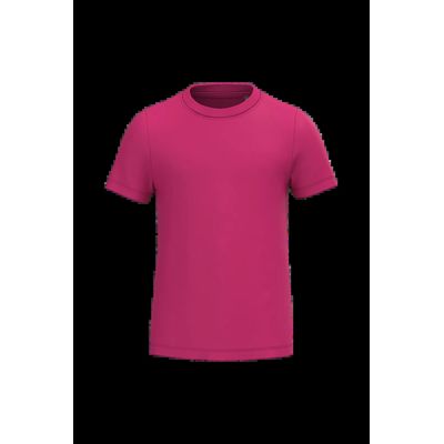 Camiseta Colores lisos 100% algodón Fuchsia 6/8 Ans