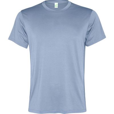 Camiseta técnica de poliéster reciclado Azul Zen L