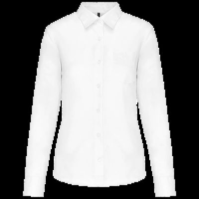 Camisa popelina polialgodón mujer White Xl