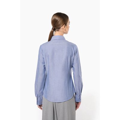 Camisa entallada mujer tejido de cuidado fácil