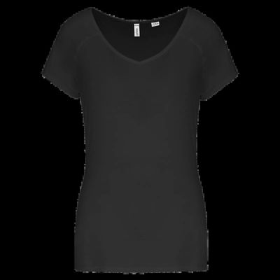 Camiseta deporte mujer ecológica Black Xs