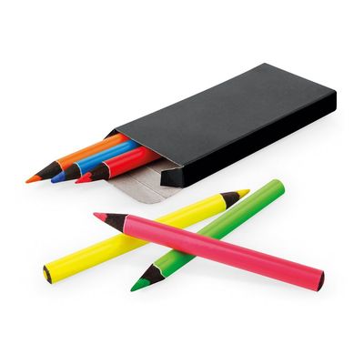 Caja con 6 Lápices Fluorescentes