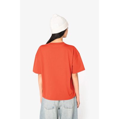 Camiseta algodón orgánico oversize mujer
