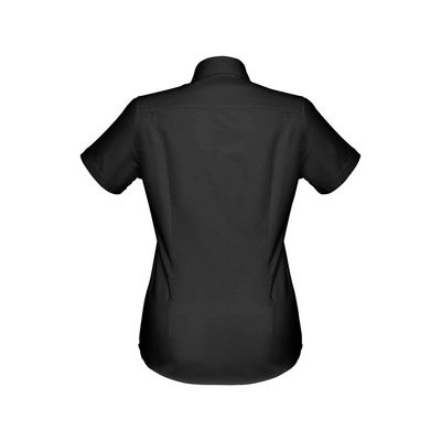 Camisa oxford mujer manga corta entallada