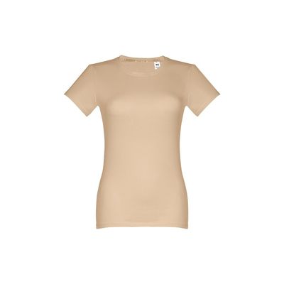 Camiseta de mujer entallada en punto jersey