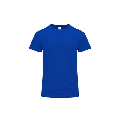 Camiseta unisex de algodón cuello redondo Azul Xs
