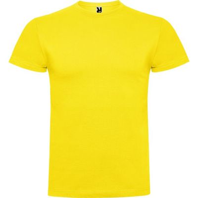 Camiseta manga corta cuello redondo Amarillo 3Xl
