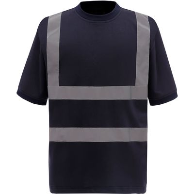 Camiseta alta visibilidad reflectante Navy L