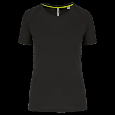 Camiseta deporte corte recto Black Xxl
