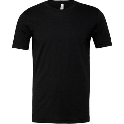 Camiseta hombre algodón poliéster Heather Black Xxl