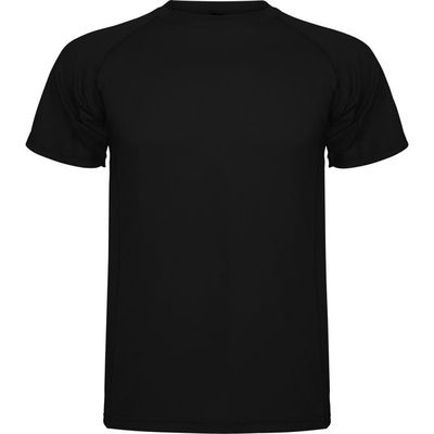 Camiseta Técnica de Colores Negro M