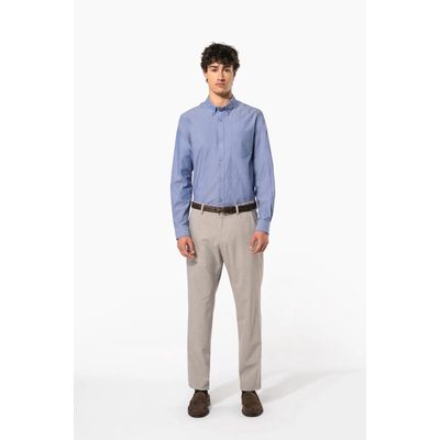 Camisa oxford hombre algodón poliéster