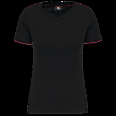 Camiseta mujer antibolitas Black / Red S