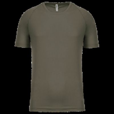 Camiseta de deporte hombre poliéster Olive L