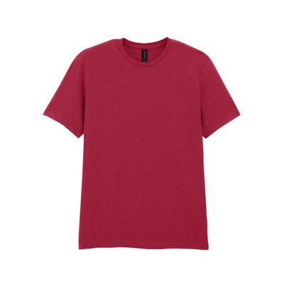Camiseta hombre algodón preencogido Cardinal Red Xxl
