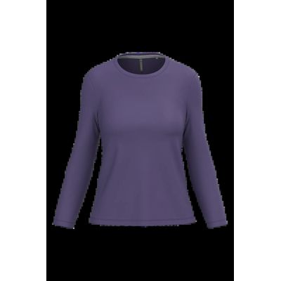 Camiseta algodón de manga larga mujer Purple Xxl