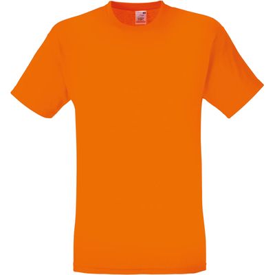 Camiseta niños algodón cuello redondo Orange 5/6 Ans