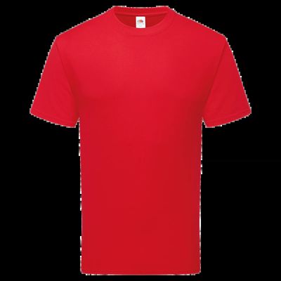 Camiseta de algodón orgánico corte clásico Red Xxl