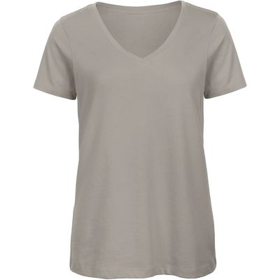Camiseta ultrasuave cuello de pico Light Grey L