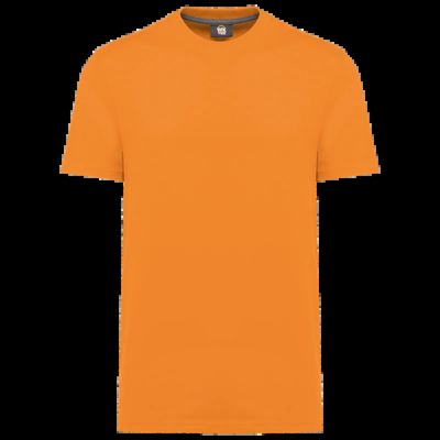 Camiseta algodón orgánico cuello redondo Fluorescent Orange S