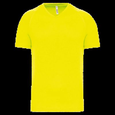Camiseta de deporte secado rápido Fluorescent Yellow Xs
