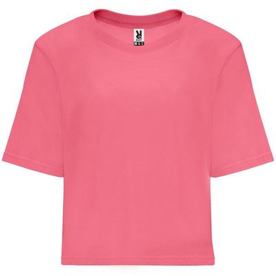 Camiseta de Talle Corto para Mujer Rosa Lady Fluor M