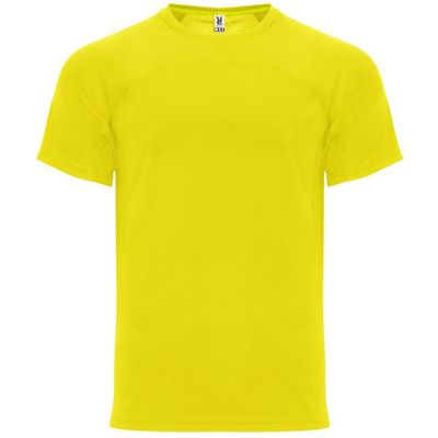 Camiseta Técnica Unisex Manga Ranglán Amarillo Xs