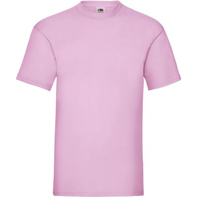 Camiseta hombre algodón cuello redondo Light Pink 3Xl