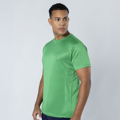 Camiseta técnica adulto de varios colores con diseño en espalda y mangas transpirable