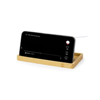 Cargador Inalámbrico 15W de Bambú
