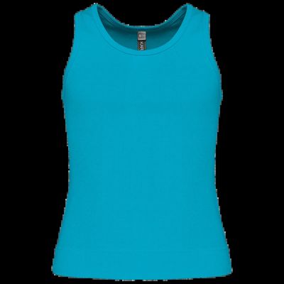 Camisa tirantes niña algodón Deep Turquoise 8/10 Ans