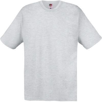 Camiseta algodón cuello redondo Heather Grey 5Xl